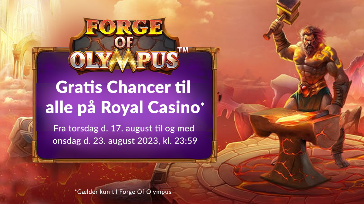 Gratis Chancer til Forge of Olympus - Fed spillemaskine