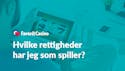 Rettigheder som spiller på online casinoer
